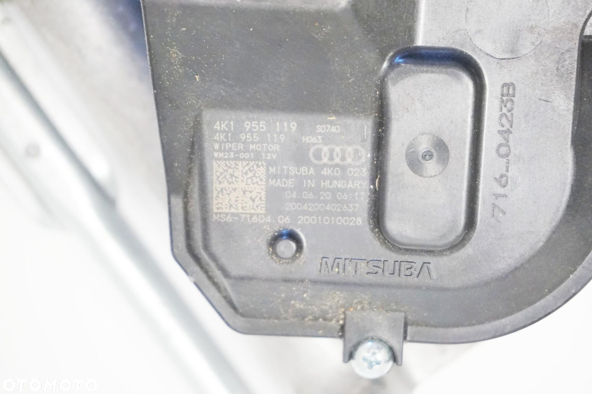 MECHANIZM WYCIERACZEK AUDI A6 C8 4K 4K1955023 - 3