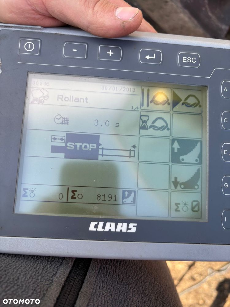 Claas ROLLANT 520 RC | 2021 | ROTOR + NOŻE | 8191 BEL | ISOBUS - 16