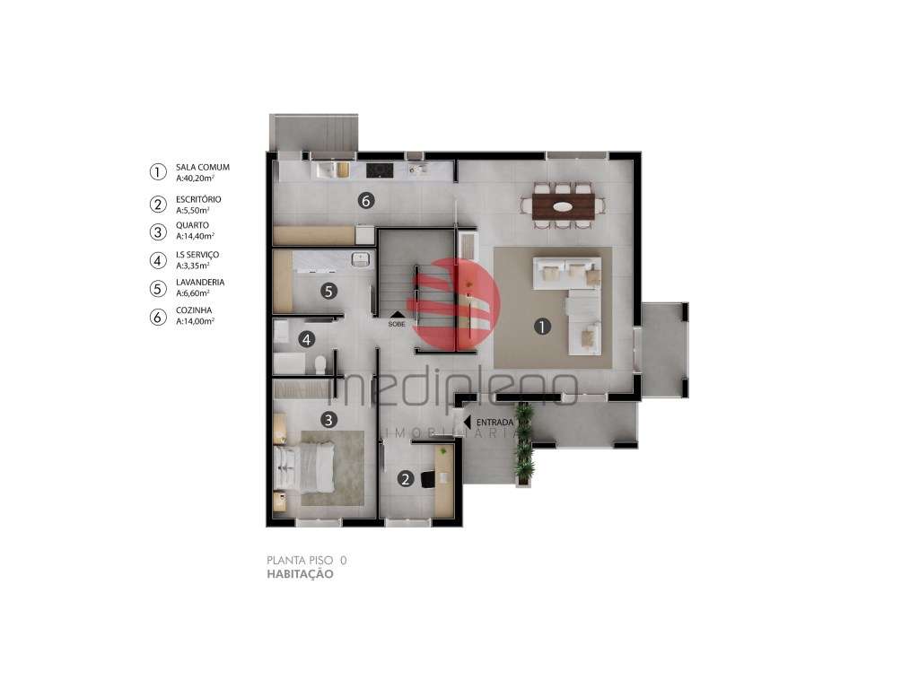 Terreno para construção com projeto incluído - Grande imagem: 2/4