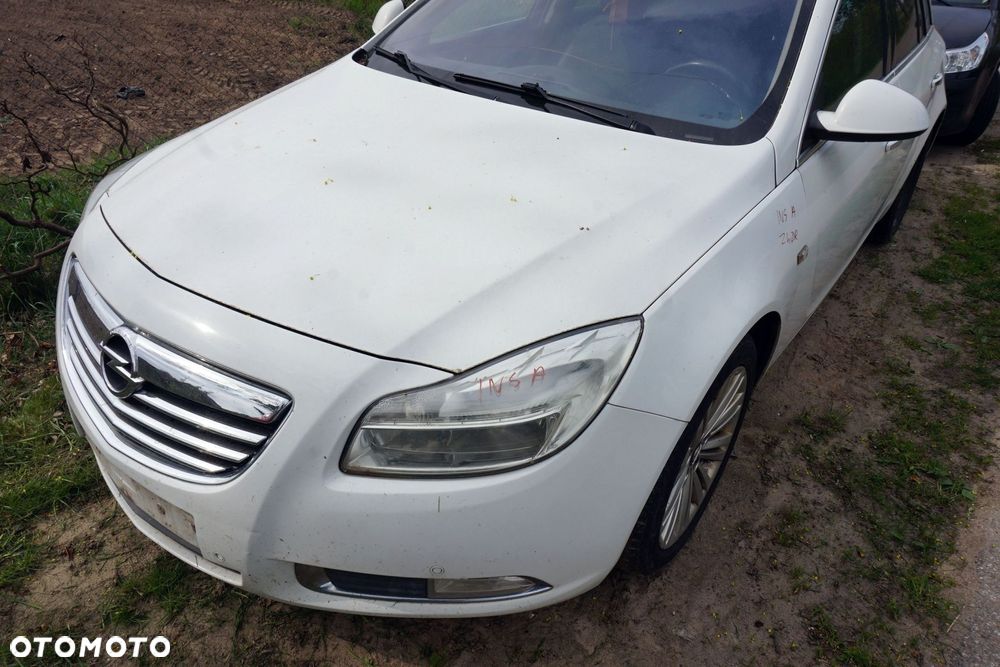 MASKA ZDERZAK BŁOTNIKI LAMPY INSIGNIA A I Z40R  OPEL 2008-2013 BIAŁY PRZÓD KOMPLETNY - 4