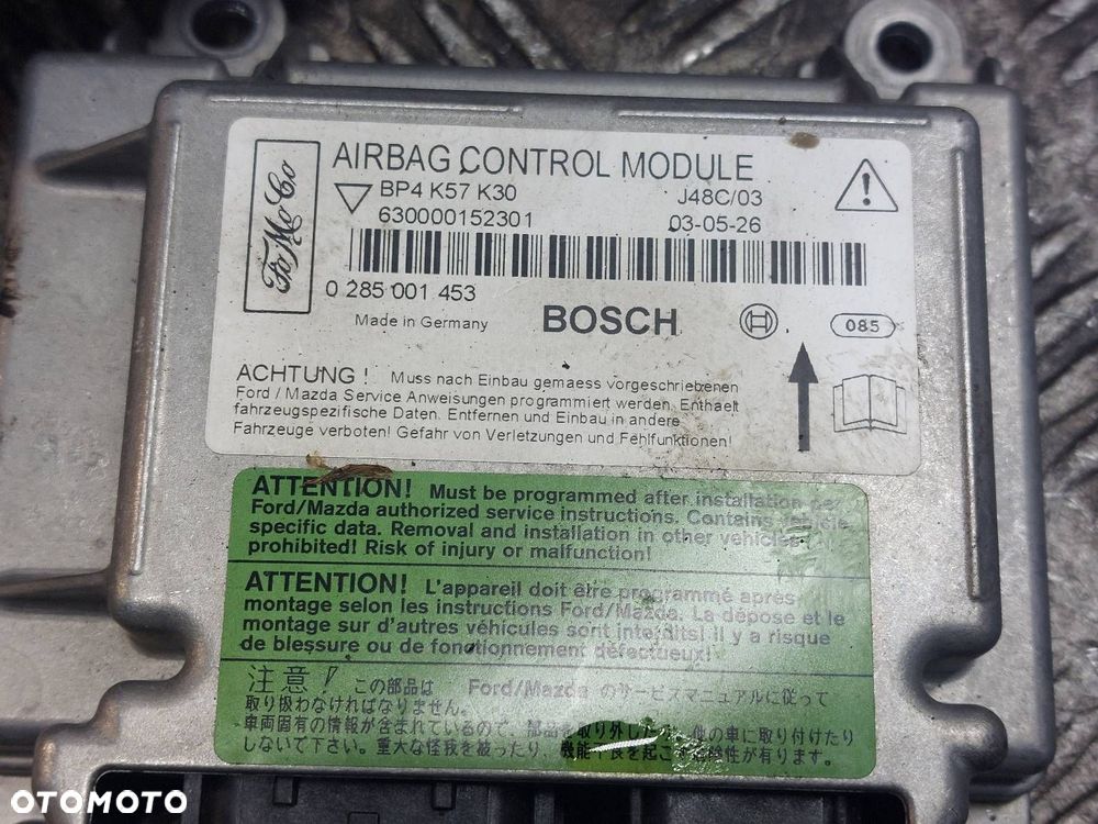 KIEROWNICA + PODUSZKA + MODUŁ AIRBAG MAZDA 3 I BK BP4K57K30 - 10