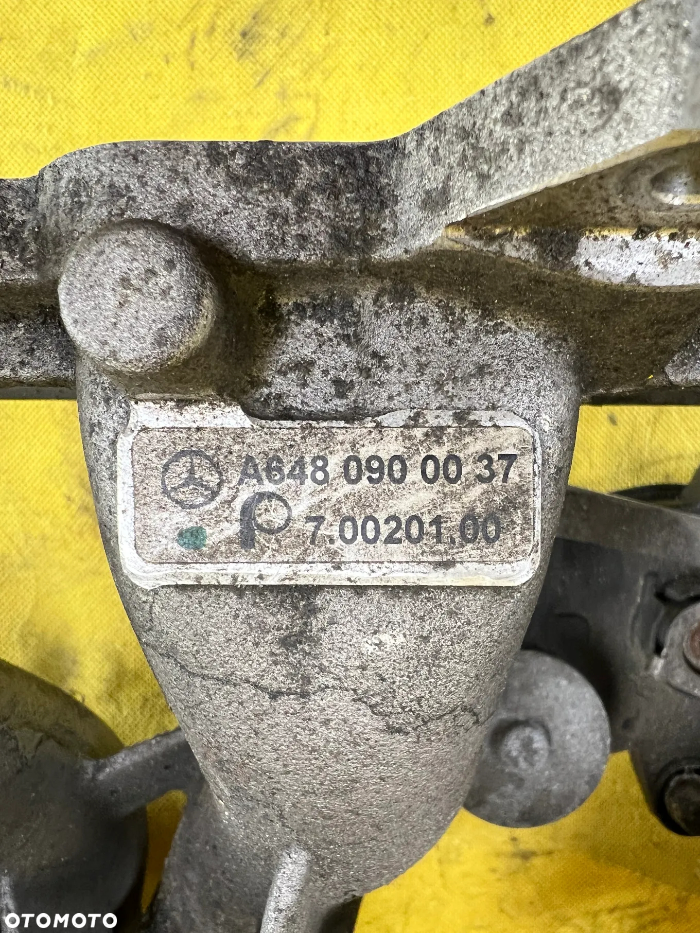 KOLEKTOR SSĄCY MERCEDES 3.2 CDI R6 A6480900037 CZUJNIK SPALIN ZAWÓR EGR NASTAWNIK - 6
