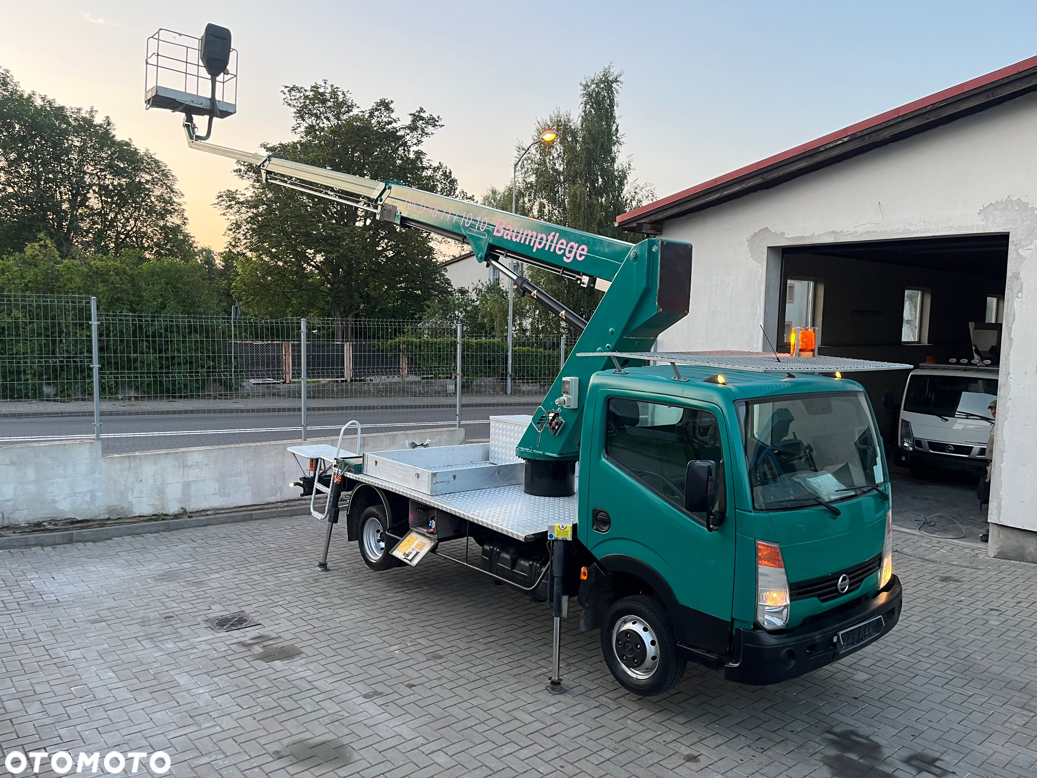 Nissan Podnośnik Koszowy GSR 179 Pełna Hydraulika Góra dół Zwyżka Kosz Izolowany! Jak Ruthmann Wumag Multitel - 12