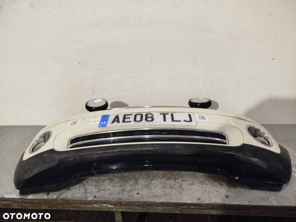 + ZDERZAK PRZÓD PRZEDNI MINI COOPER II 2 R56 PEPPER WHITE BIAŁY HALOGENY - 4