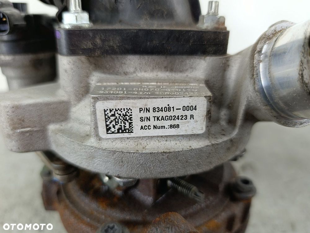 TURBINA TOYOTA YARIS III 17201-0N070-GTD12V  834081-4  834081-0004 1.4 D-4D - 8