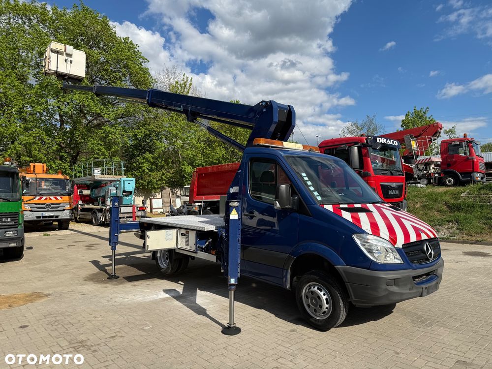 Mercedes-Benz Podnośnik Koszowy Zwyżka Izolowany Kosz Ruthmann TB180 18 metrów  14 w Bok Udt jak Wumag Multitel Gsr Cena Brutto !!! - 23