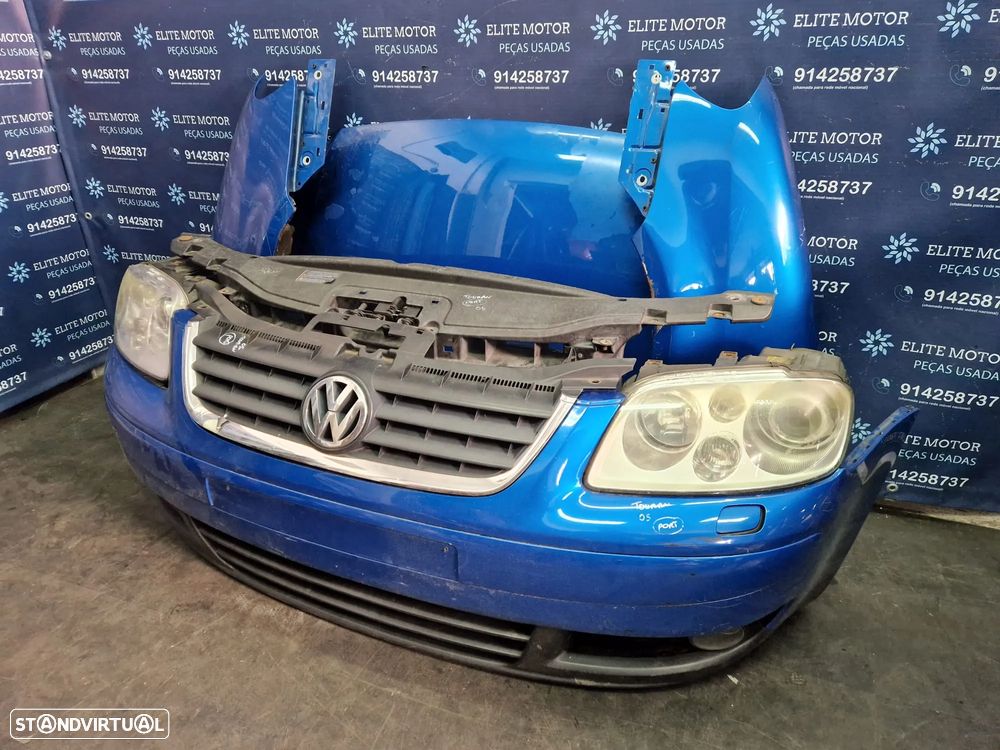 Frente completa usada VW TOURAN 1T0 TDI XENON capot parachoques guardalamas oticas - 1