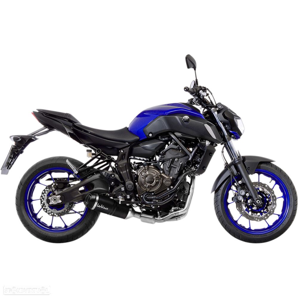 linha completa leovince carbon yamaha mt-07/xsr 700-14252e - 1