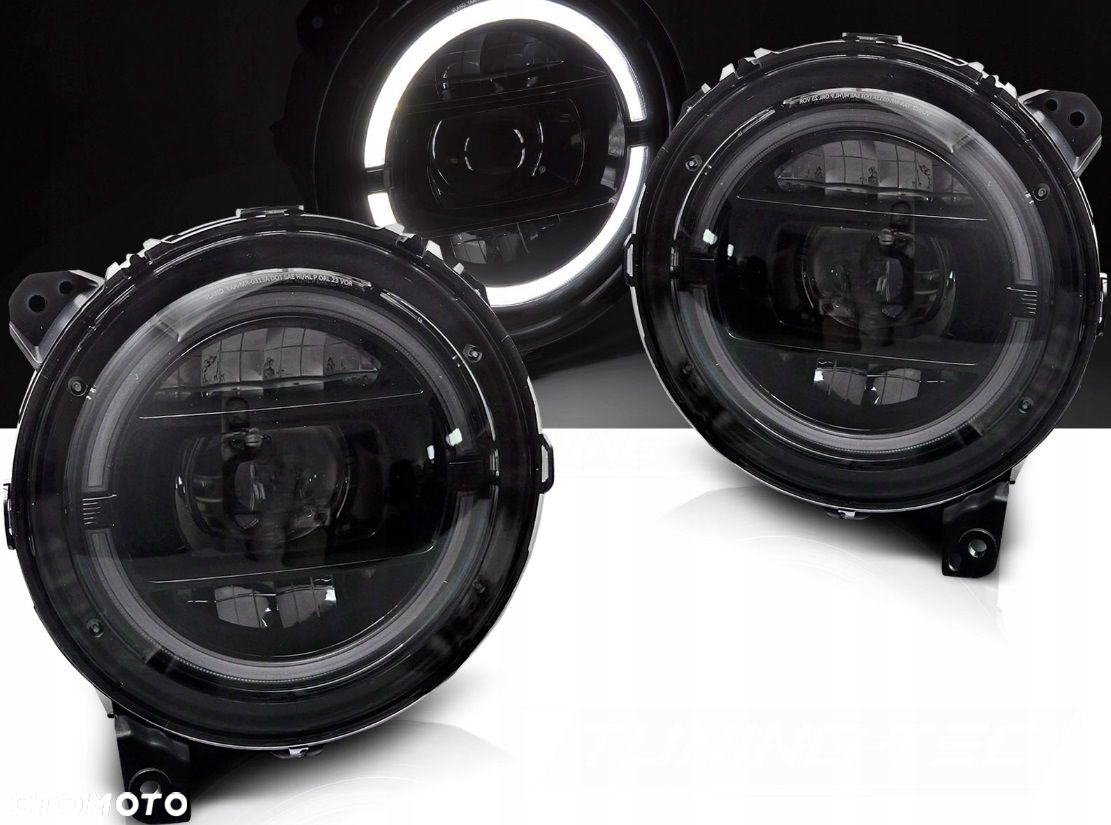 Reflektor Lampa kpl Vland Full Led Tuning Jeep Wrangler JL 4 IV Gladiator - 2