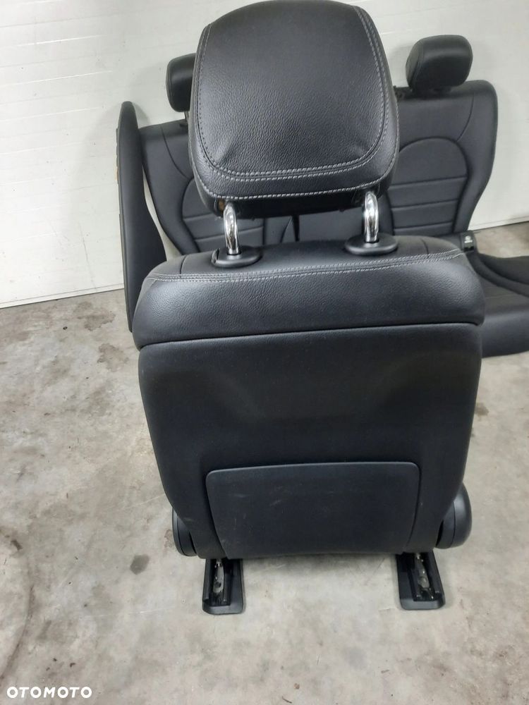 FOTELE KANAPA SKÓRA TUNEL MERCEDES C W205 SEDAN - 12
