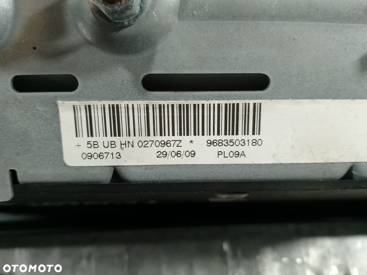 PODUSZKA PASAŻERA, AIRBAG PEUGEOT 206 PLUS 9683503180 1.4  8V - 5