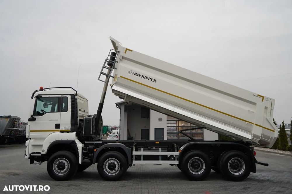 MAN TGS 41.460 / 8X8 / ​​​​BASCULĂ SPATE / KH KIPPER / MANUALĂ / NAVI / EURO 6 - 2