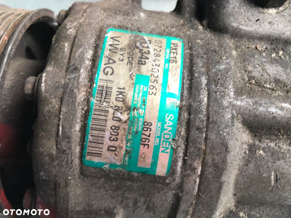 P-1639 . Kompresor Sprężarka Klimatyzacji 6PK 1K0820803Q VW Golf V Passat B6 Audi A3 8P 1.9 2.0 TDI Wysyłka - 12