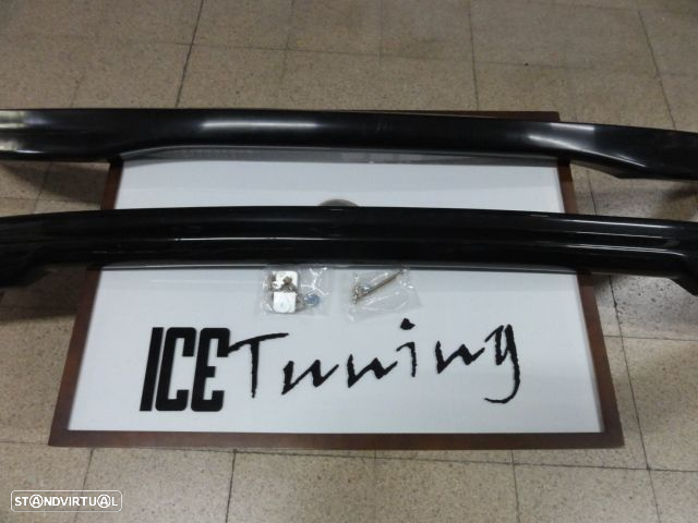 Kit Lip / Spoiler frontal + Traseiro  Honda Civic 92-95 3 Portas Type R style em plástico ABS - 4