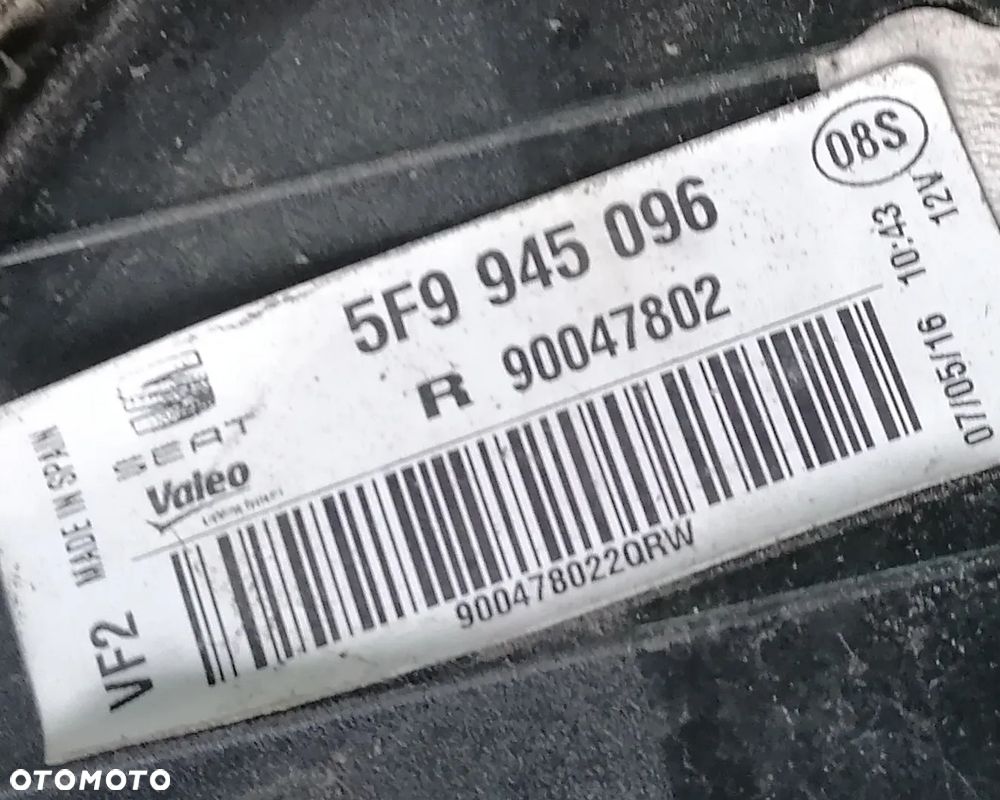 SEAT LEON III 16r KOMBI LAMPA W BŁOTNIK PRAWY TYŁ TYLNA 5F9945096 - 3