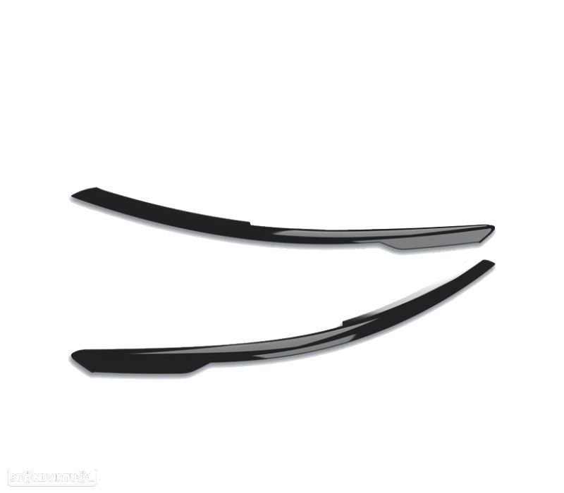 PESTANAS DE FARÓIS VOLKSWAGEN VW GOLF 8 20- NEGRO BRILHANTE - 2