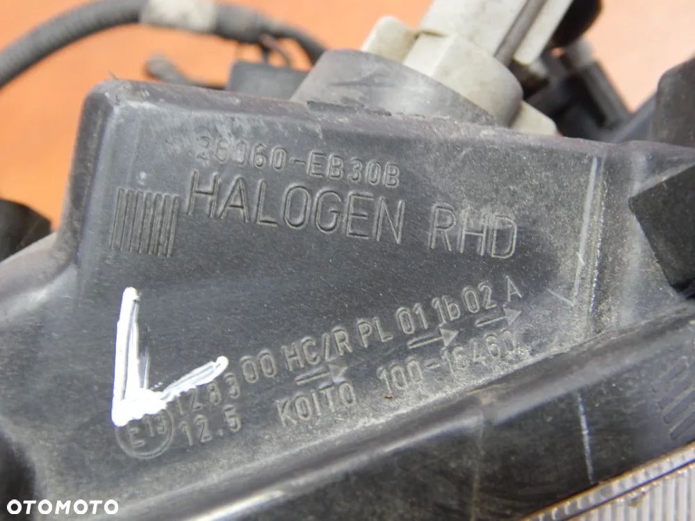 Lampa przód przednia Nissan Navara D40 Pahfinder R51 05-14 zwykła Łuków części - 5