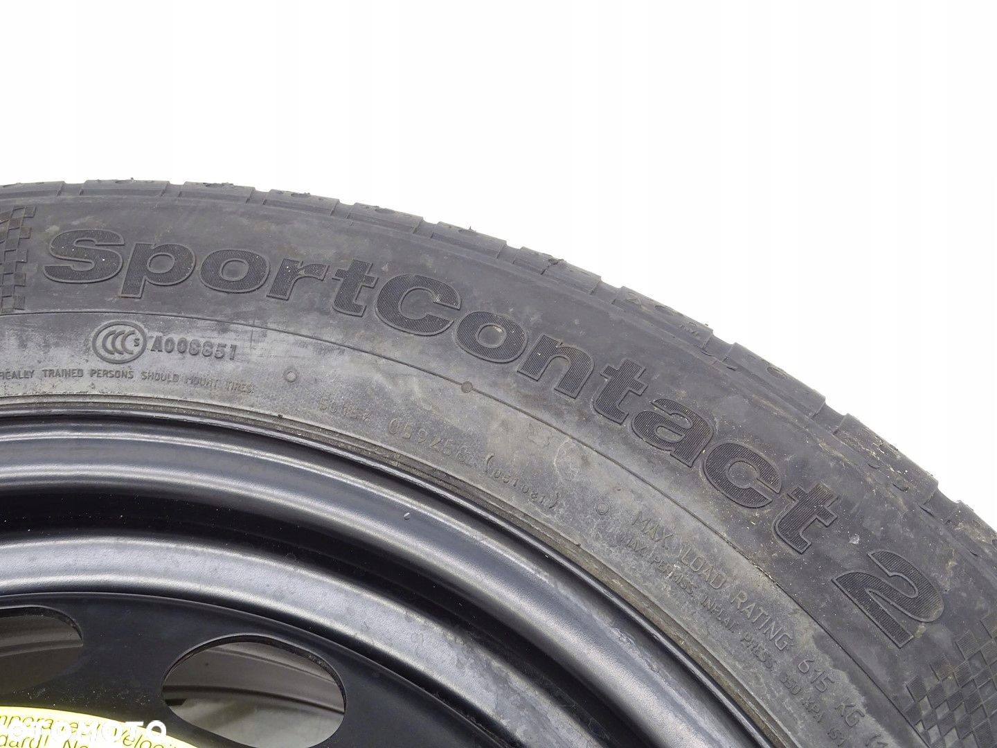 KOŁO DOJAZDOWE ZAPASOWE R16 SKODA SUPERB II 3T 5X112 6.5J ET50 1K0601027K - 5