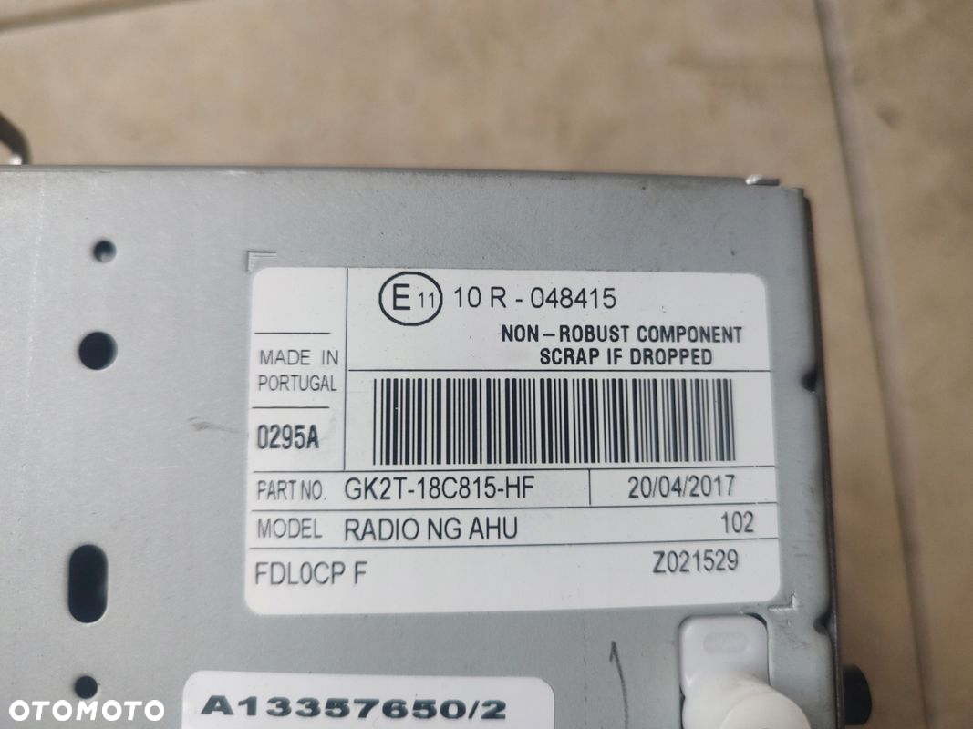 FORD TRANSIT MK8 CD RADIO NAVI GK2T18C815HF - 3