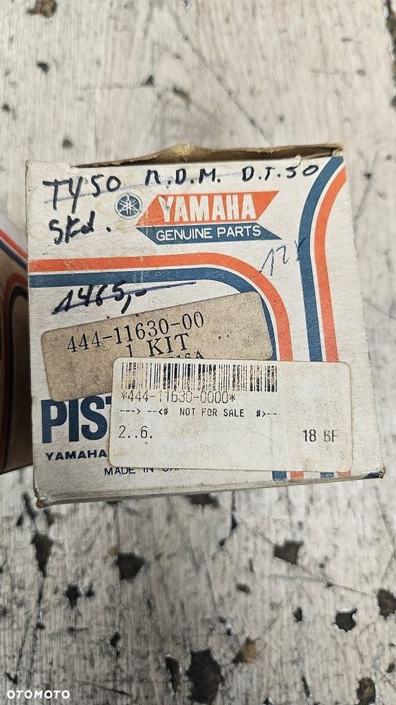 Oryginalny zestaw tłok pierścienie sworzeń Yamaha DT125 / TY125  444-11630-00 - 3