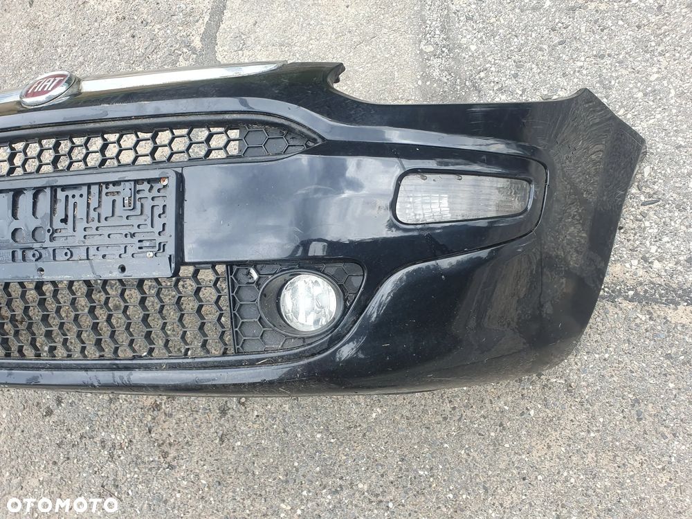 ZDERZAK PRZÓD PRZEDNI FIAT PUNTO EVO KOMPLETNY CZARNY LAKIER - 5