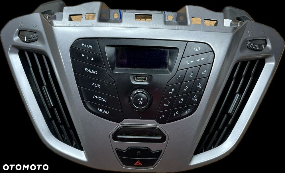 B2 FORD TRANSIT CUSTOM 2013 -  RADIO KRATKI NAWIEWU PANEL BK2T-18D815-GF - 1