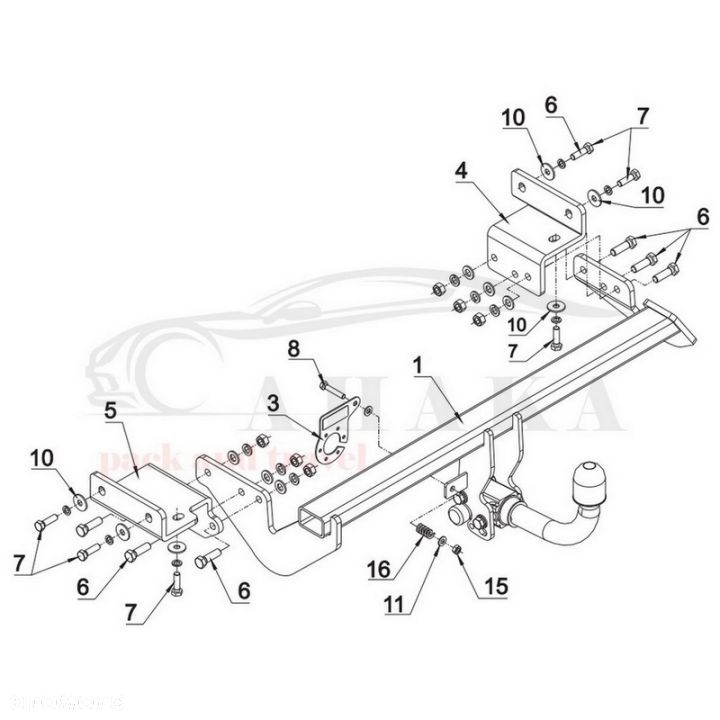 Hak Holowniczy Automat Do Kia Cee'd Sw Kombi 2012-2018 - 3