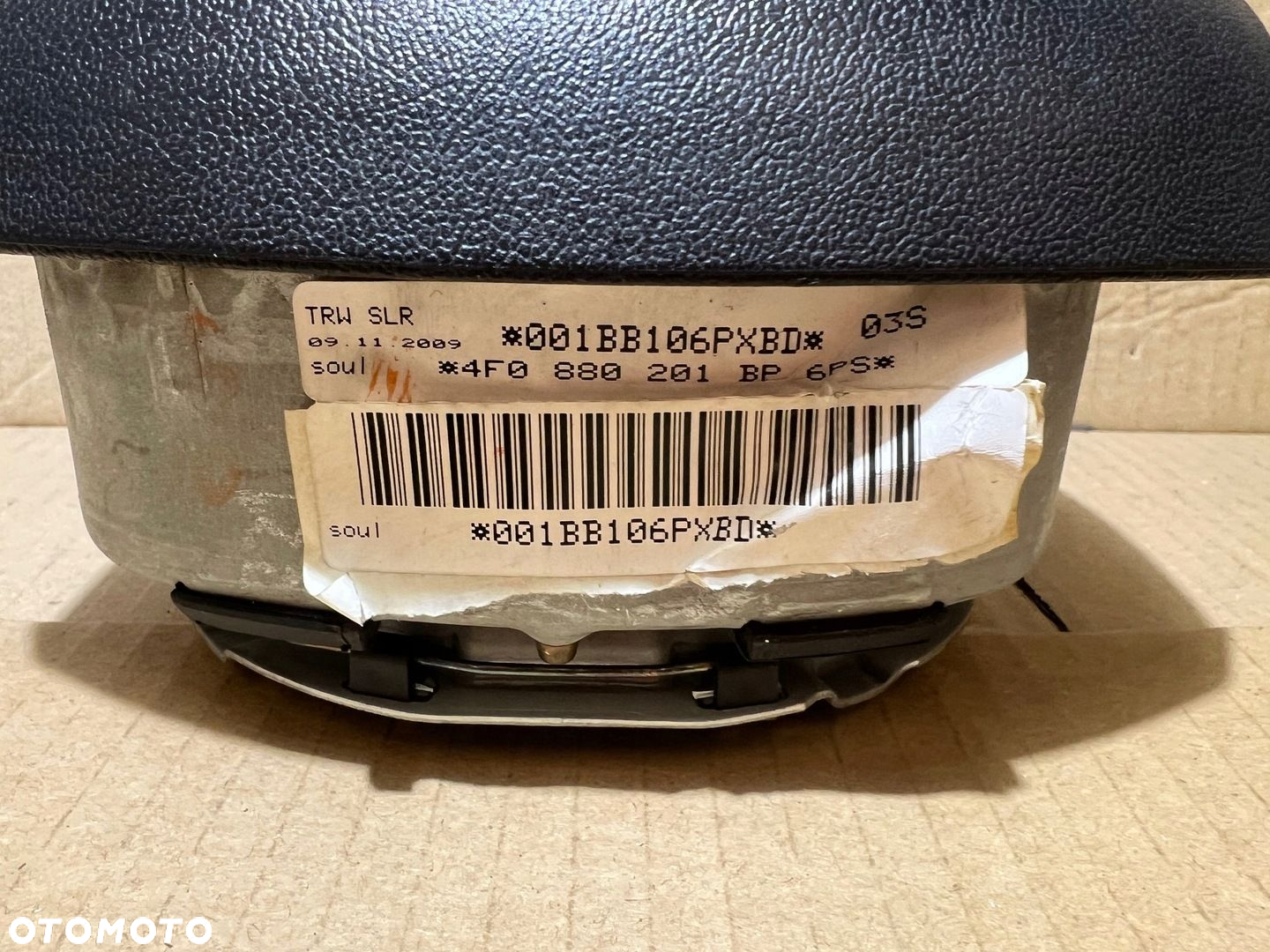AUDI A6 C6 PODUSZKA POWIETRZNA AIRBAG KIEROWCY KIEROWNICY 4F0880201BP - 6