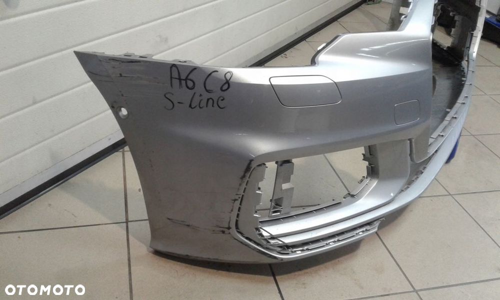 AUDI A6 C8 S LINE ZDERZAK PRZEDNI SPRPDC - 2