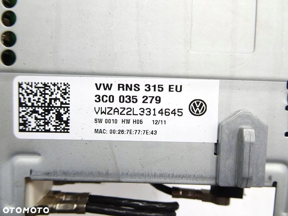radio cd volkswagen passat b7 - 12