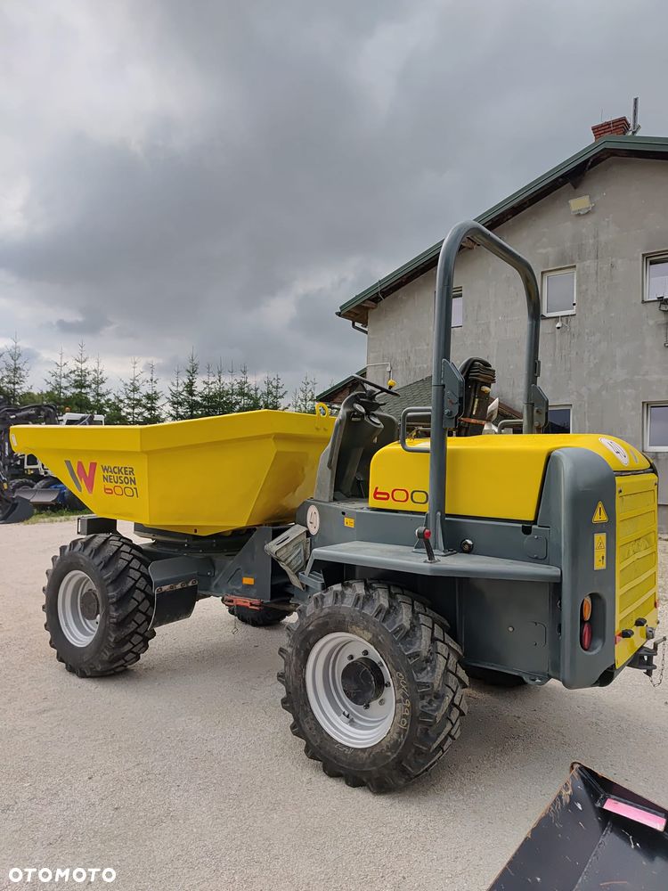 Wacker Neuson WOZIDŁO BUDOWLANE 6ton WACKER NEUSON 6001 4x4 3 4m3 obrotowa wywrotka 3 Stronna Thwaites Benford MECALAC Ausa sxr TEREX Deutz 4 cyl ST TA6s kiper taczka wysyp - 8
