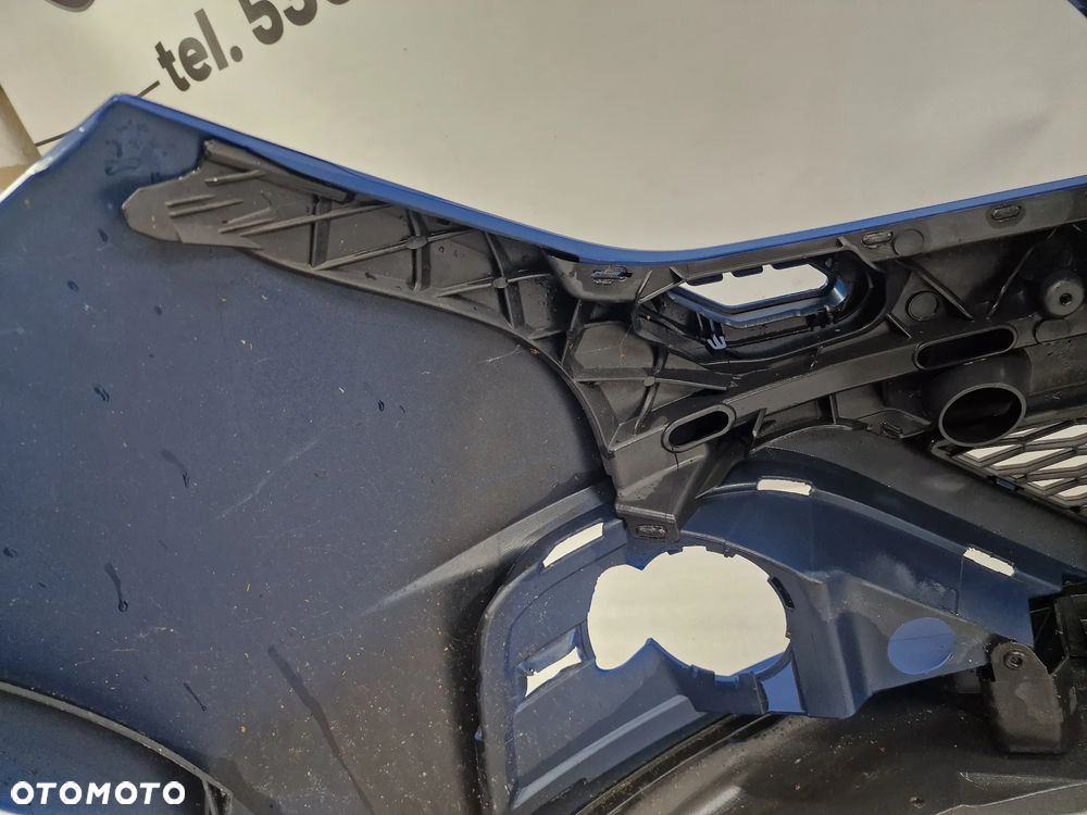 SEAT IBIZA 6J0 IV 08- ZDERZAK PRZEDNI PRZÓD NA SPRYSKI , KOLOR NIEBIESKI METALIK , NR AUKCJI NZ1165 - 24