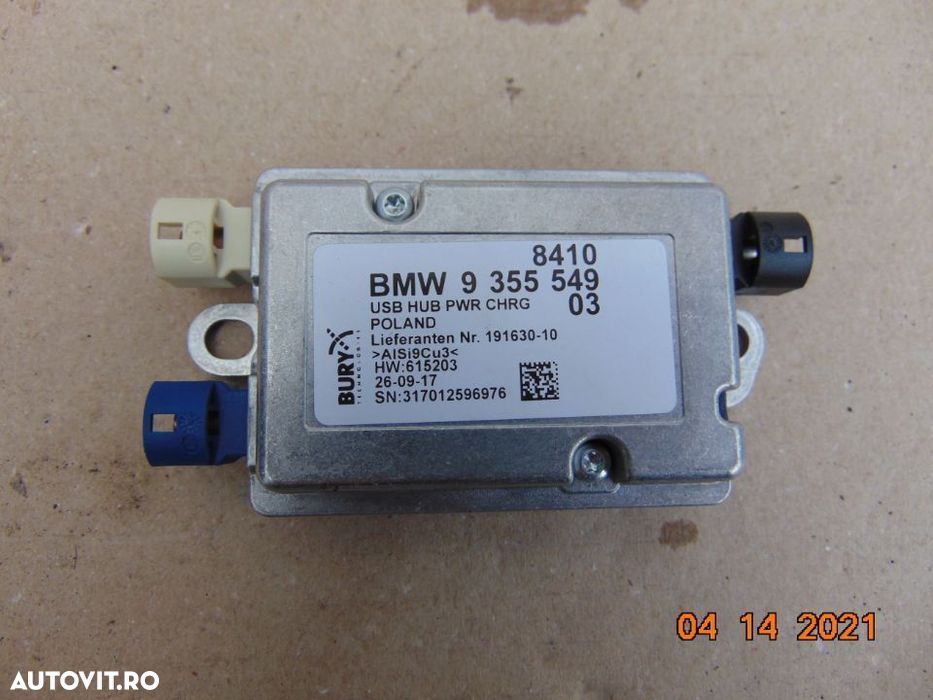 Usb HUB BMW g30 G31 G32 G11 G12 seria 5 seria 7 f20 F21 F30 F06 F12 X1 - 1