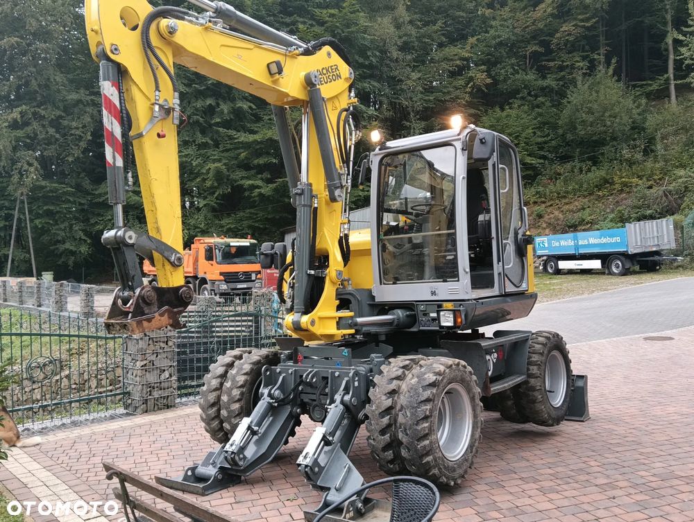 Wacker Neuson EW100 | 2018r | 10 ton | 6000 mtg | sprowadzona | koparka kołowa obrotowa - 5