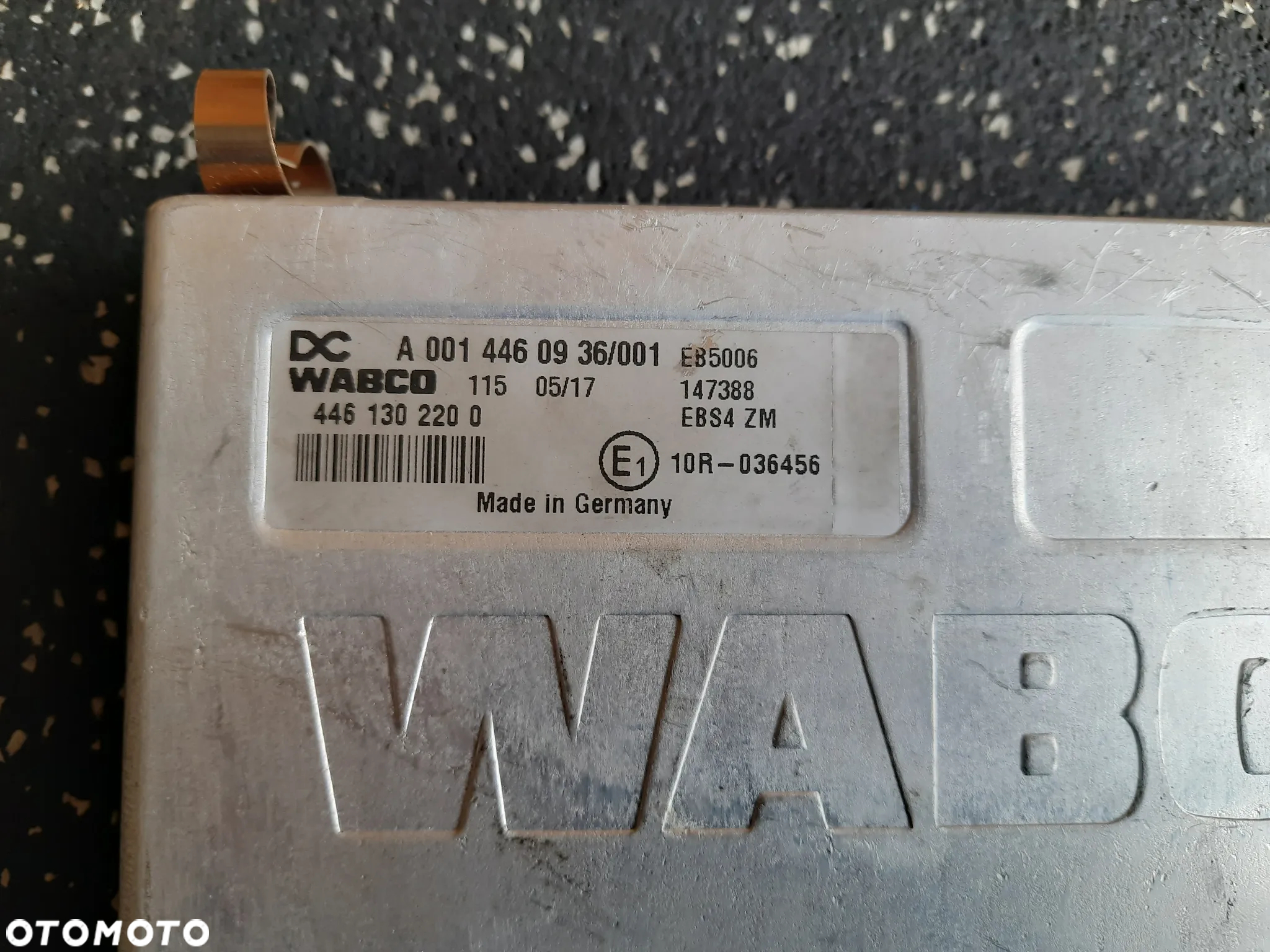 # MERCEDES ACTROS MP4 EURO 6 KOMPUTER STEROWNIK MODUŁ EBS EBS4 WABCO 0014460936 4461302200 - 2