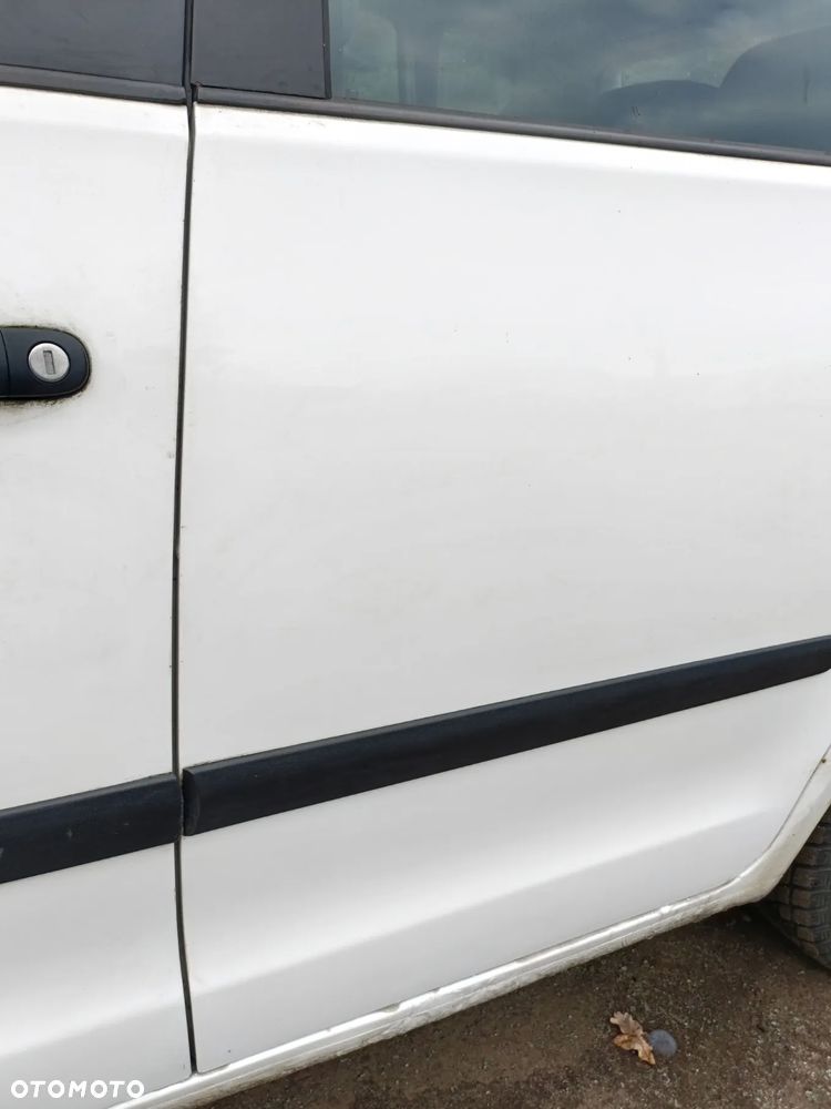 VOLKSWAGEN POLO IV 9N 01-09 LIFT 2009 r. LB9A DRZWI LEWY TYŁ LT BIAŁE * - 3