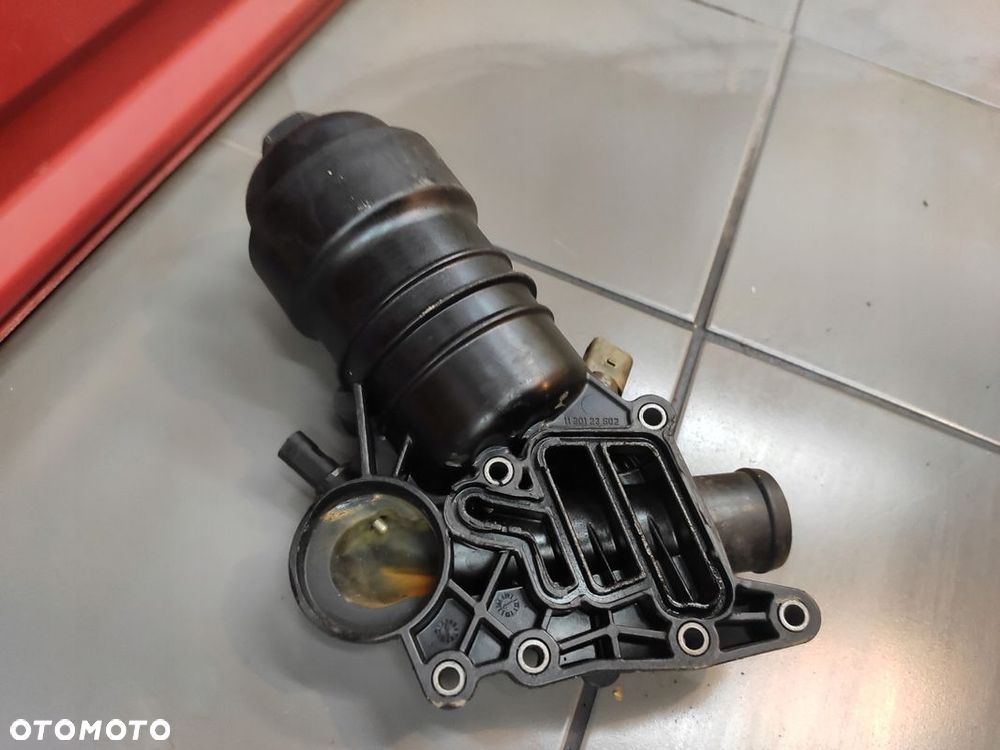 AUDI 3.0TDI A7 4G A6 C7 Q7 PODSTAWA OBUDOWA FILTRA OLEJU KPL ORYGINAŁ BDB - 4