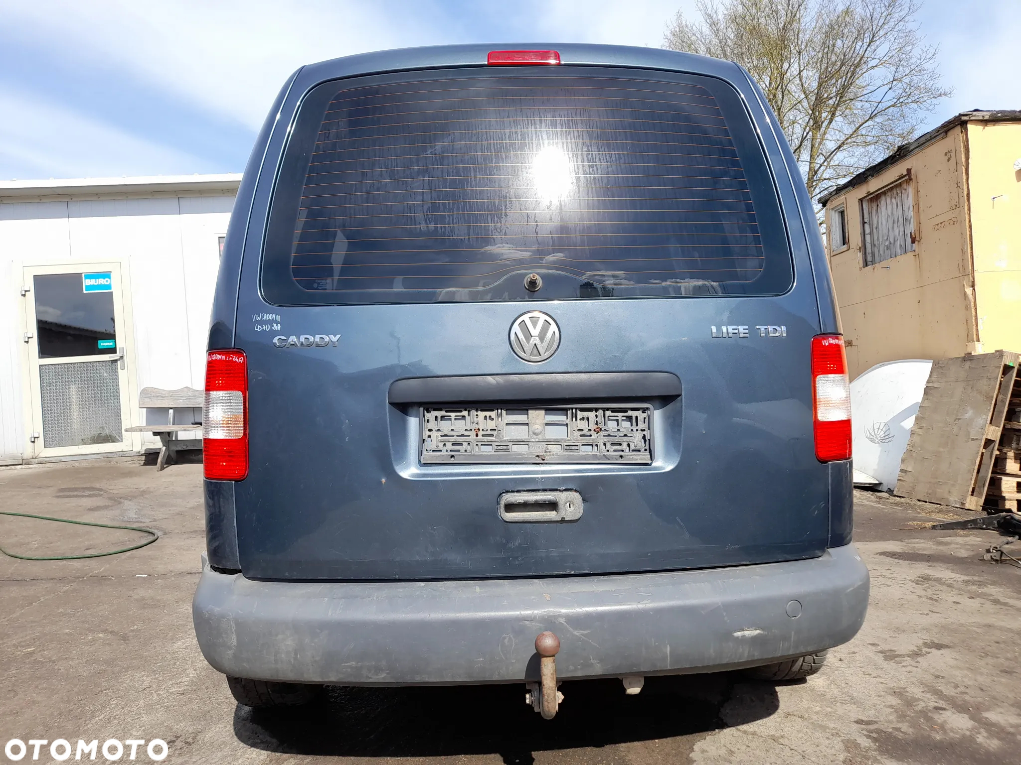 VW CADDY III ZDERZAK TYŁ TYLNY TYLNI - 14
