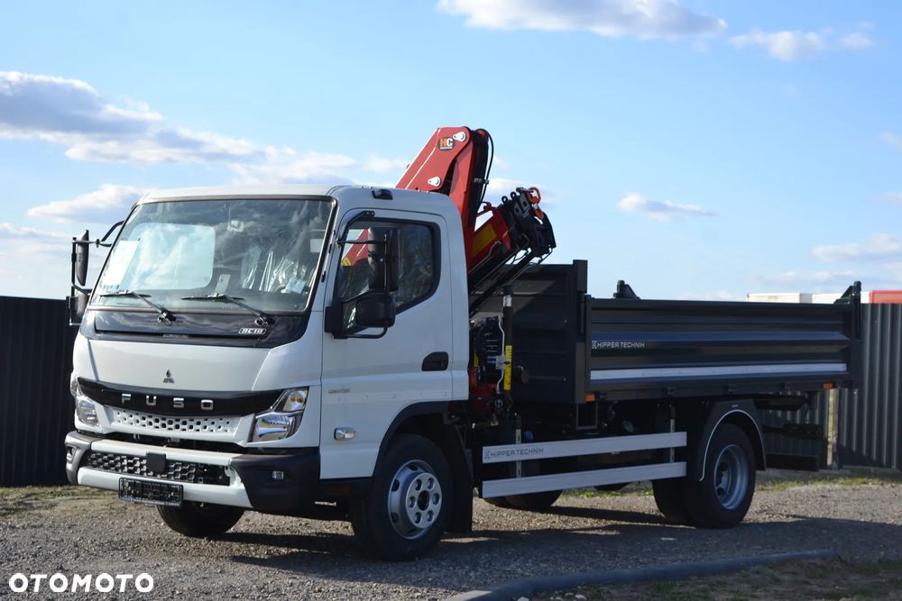 FUSO Mitsubishi Canter 9C18 AMT 3-stronny Wywrot Żuraw Dźwig HDS Wywrotka - 8