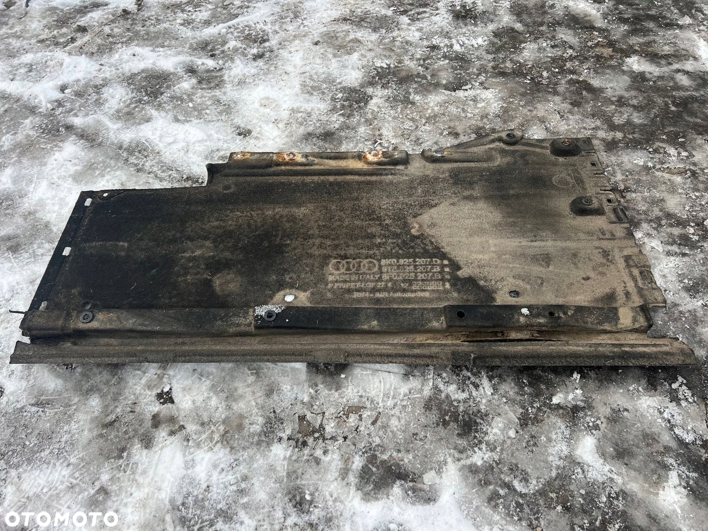 AUDI A4 B8 A5 8T OSŁONA PŁYTA PODŁOGI PODWOZIA LEWA 8K0825207D - 9