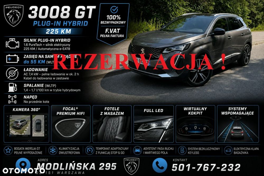 Peugeot 3008 1.6 PHEV 225 GT Exclusive e-DCS7 - 1
