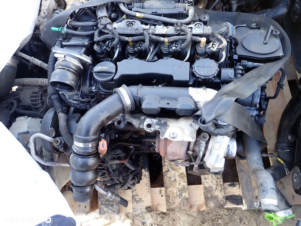 CITROEN BERLINGO II PEUGEOT PARTNER II 1.6 HDI SILNIK GOŁY SŁUPEK - 1