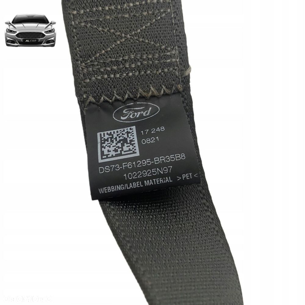 PAS BEZPIECZEŃSTWA LEWY PRZÓD FORD MONDEO MK5 DS73-F61295-BR - 2