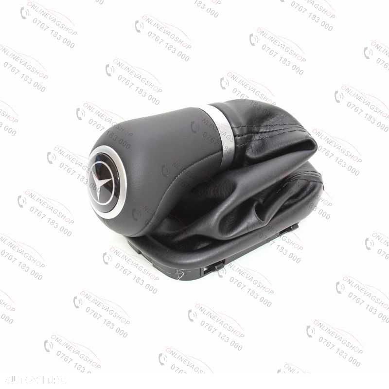 Nuca piele cu manson schimbator Mercedes Vito,Viano W639 cutie auto - 5