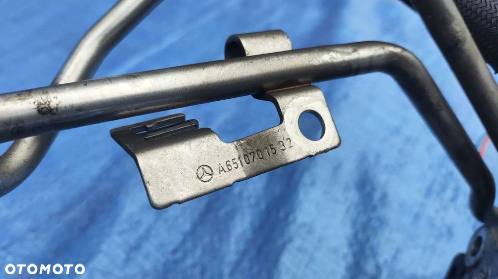 UKŁAD PALIWOWY DELPHI KOMPLETNY WTRYSKI WTRYSKIWACZE A6510702887 LISTWA WTRYSKOWA A6510700495 POMPA WTRYSKOWA PALIWA A6510701201 PRZEWODY PALIWOWE MERCEDES W204 W207 W212 CLS W218 GLK X204 SLK R172 SPRINTER W906 2.2 CDI OM651 - 19