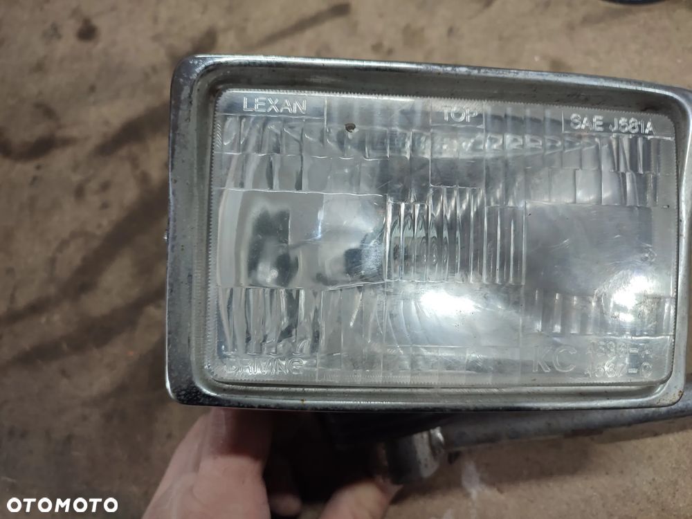 Lampa przód, reflektor, halogen motocyklowy, stelaż halogenu - 2