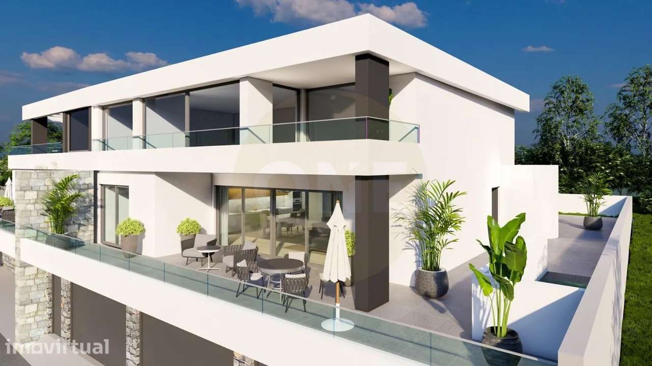 Moradia T2+1 NOVA, no Funchal com garagem fechada e vista mar - Grande imagem: 4/15