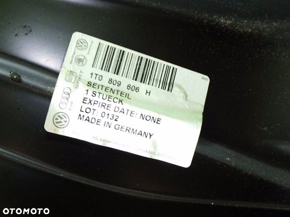 Vw Touran 2010, 2015 Tylny prawy blotnik 1th - 4