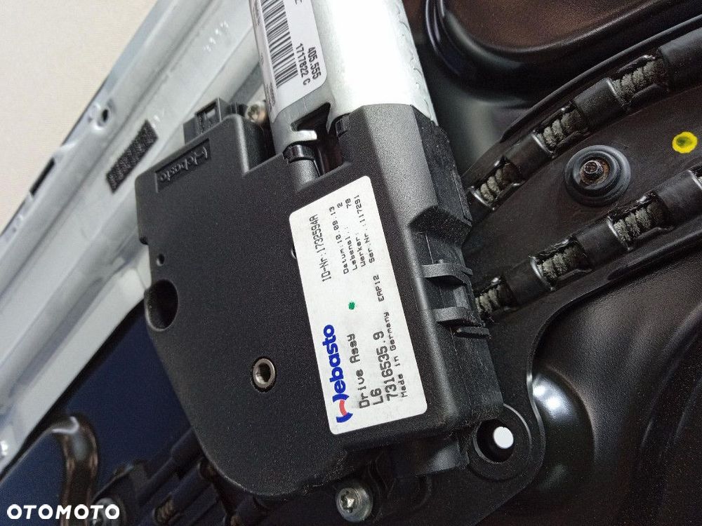 BMW 5 F10 SZYBERDACH KOMPLETNY 7231865 - 9