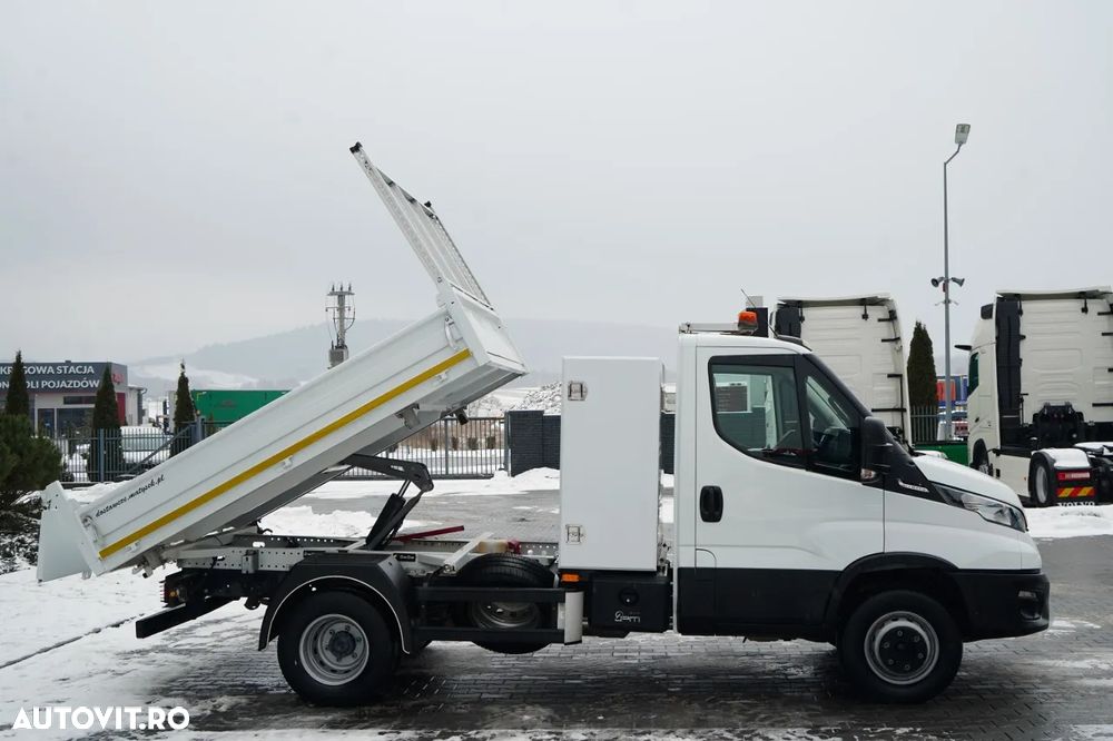 Iveco DAILY 70-180 / BASCULATOR SPATE 2.8 M / MTA: 7.0 T / BLOCARE PUNȚI / DUBLU / HI-MATIC - 6